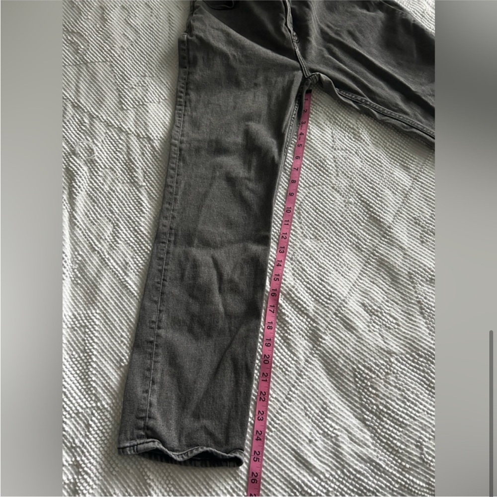 Abercrombie & Fitch The Ankle Straight Ultra
High Rise Jeans Grey Size 28/6 - Picture 5 of 5